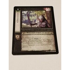 LoTR TCG Lord Of The Rings MoM Mines of Moria Lurtz's Sword French Language 2R43